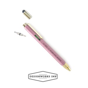 Мултифункционален инструмент химикалка - розова